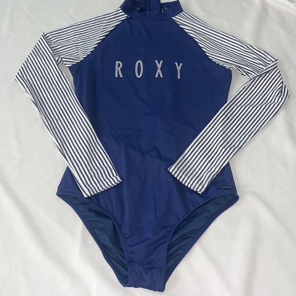 Roxy Softly Love LS UPF50 Onesie SMALL - Picture 2 of 10